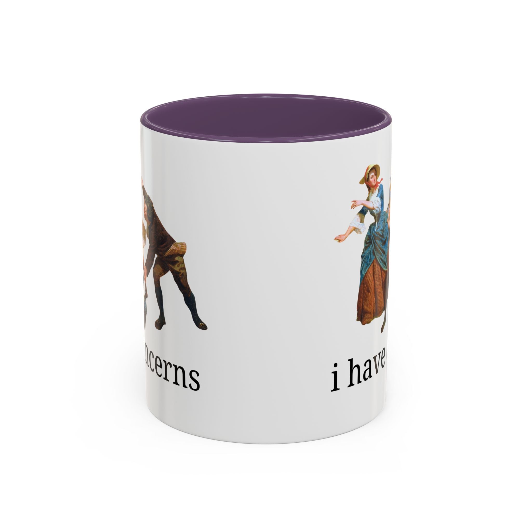 I Have Concerns Art History Coffee Mug: Mrs. Schuyler Burning Her Wheat Fields