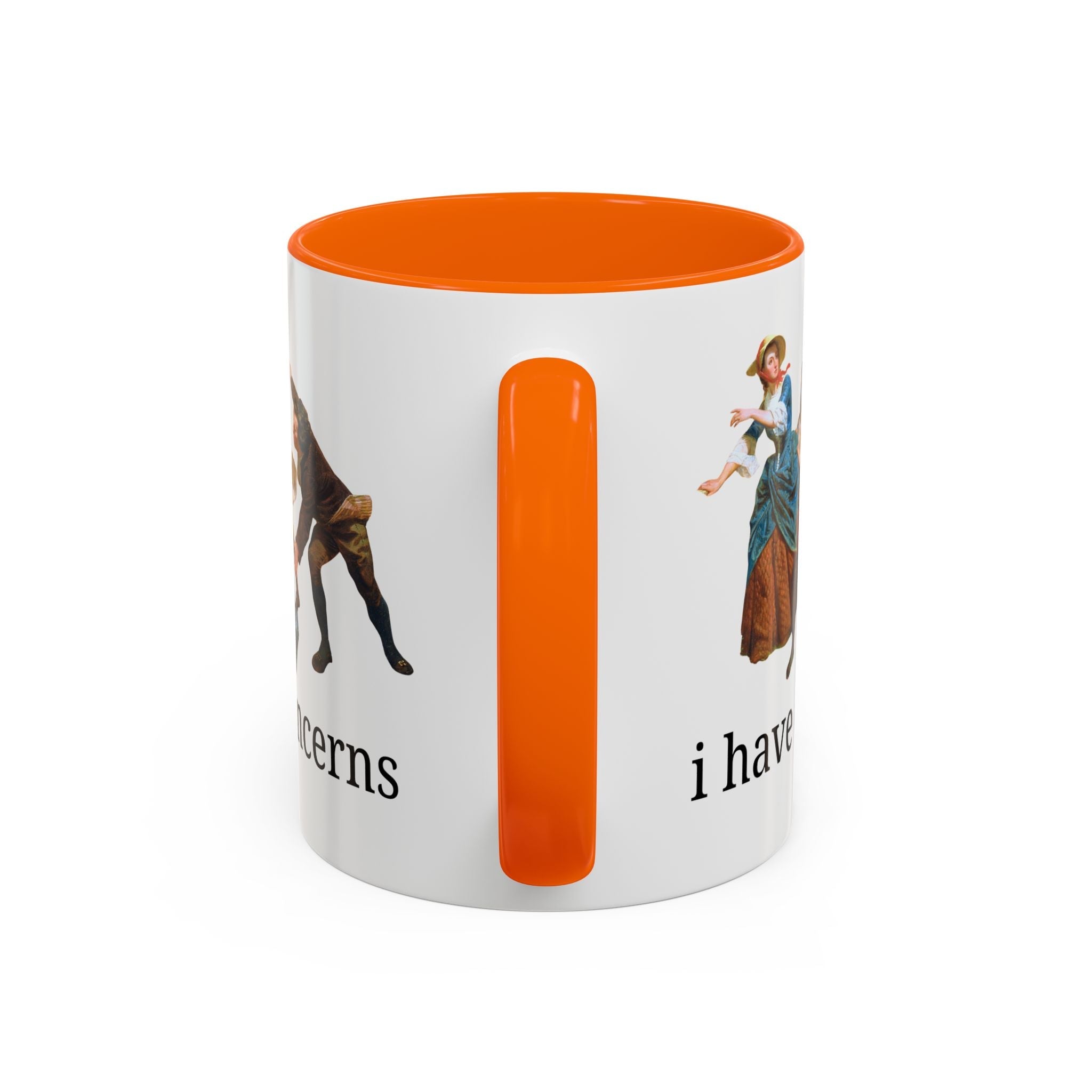 I Have Concerns Art History Coffee Mug: Mrs. Schuyler Burning Her Wheat Fields
