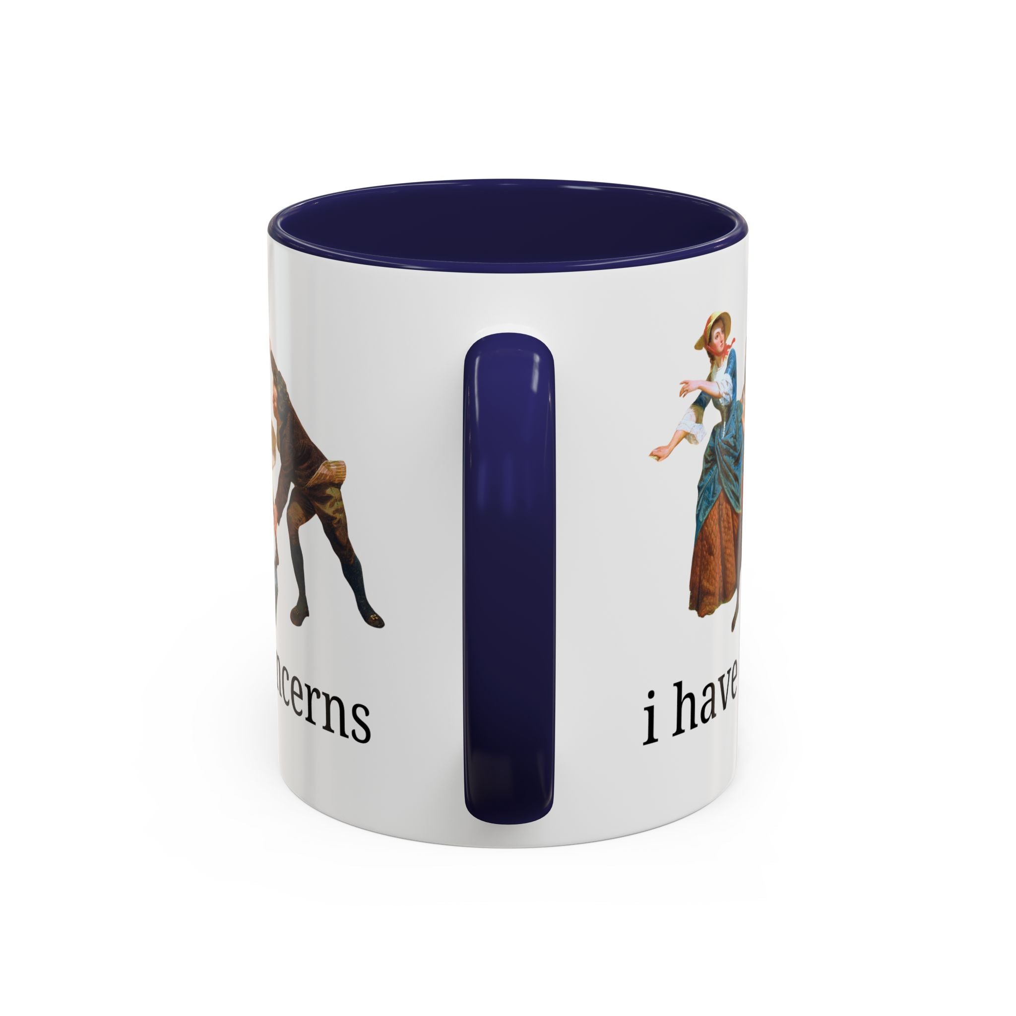 I Have Concerns Art History Coffee Mug: Mrs. Schuyler Burning Her Wheat Fields