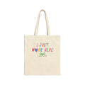 I Just Work Here Funny Tote Bag