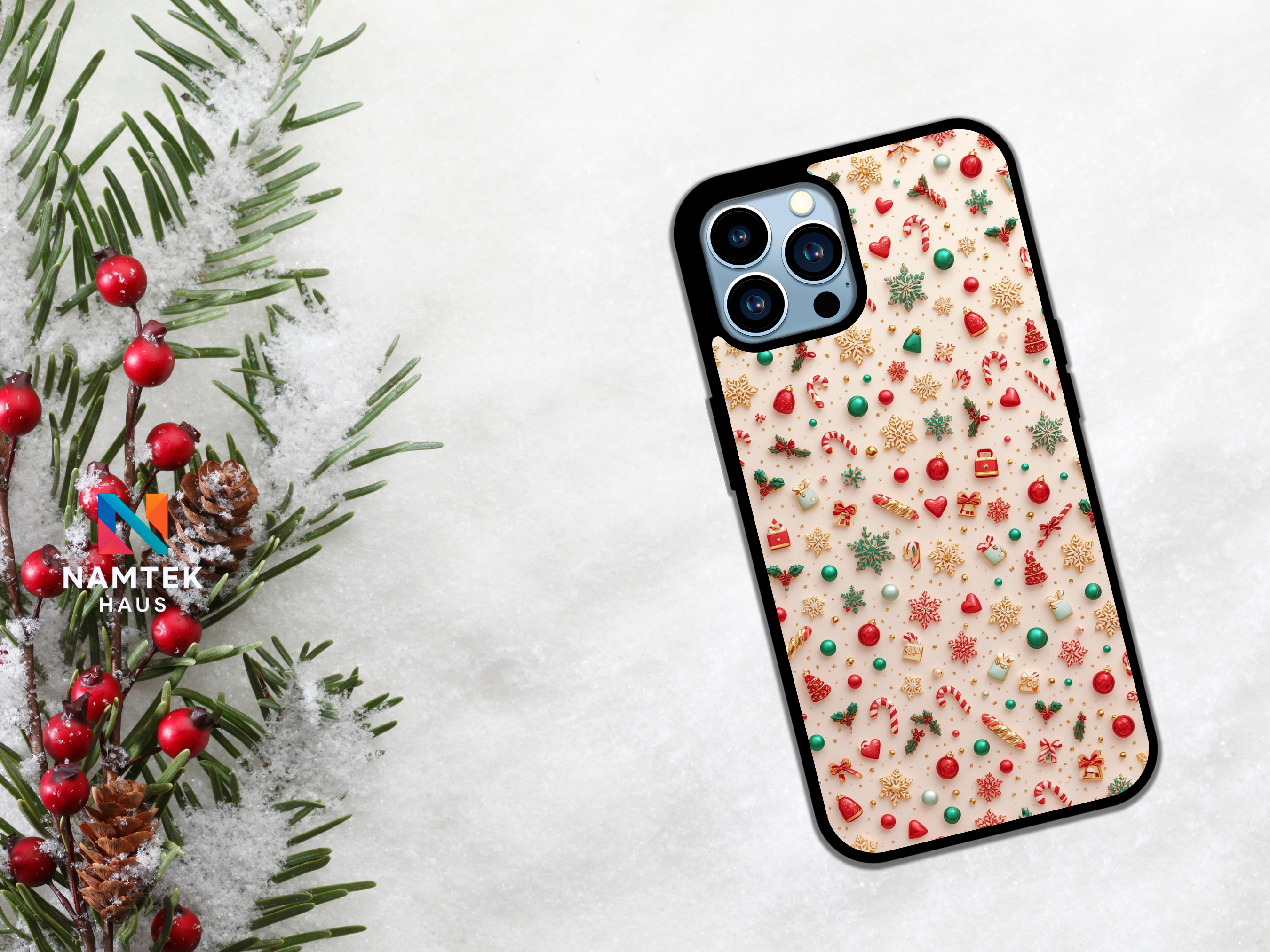 Golden Noel Luxe Christmas Edition Phone Case