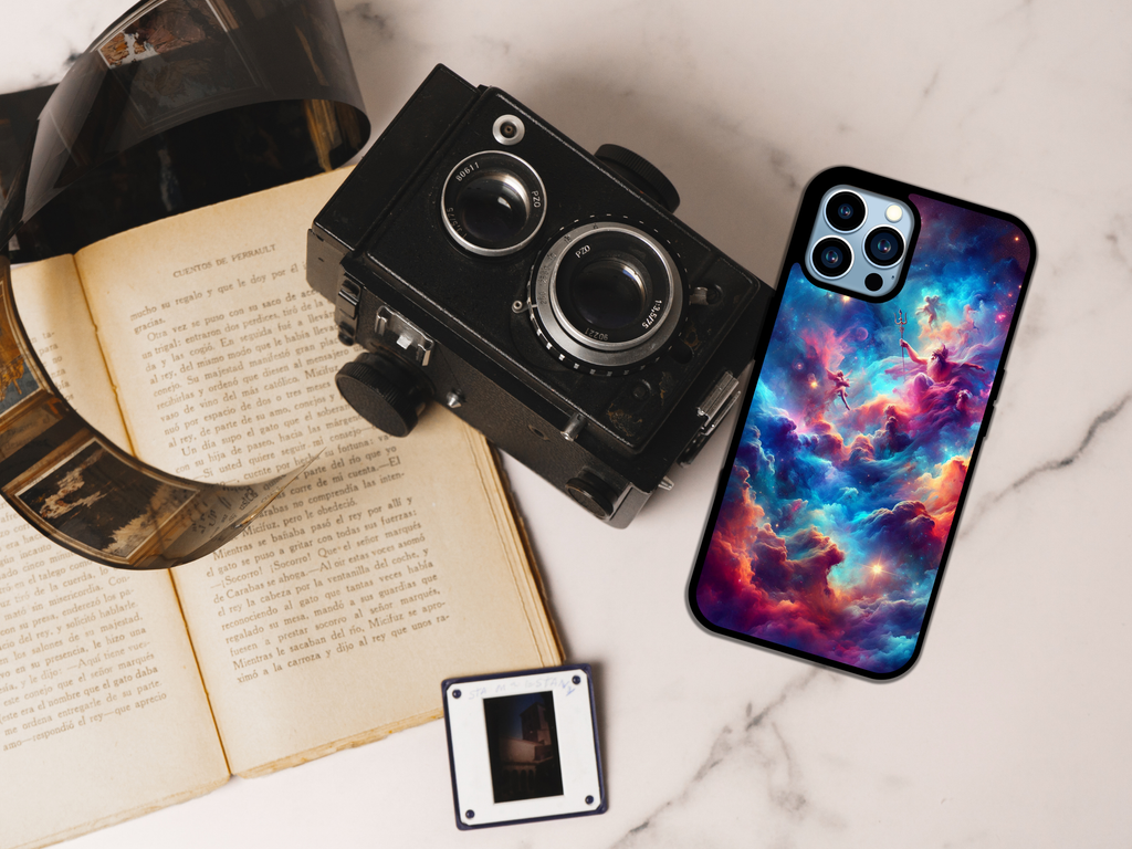 🌌✨ Galactic Odyssey – Mythic Universe Phone Case 🚀🔱