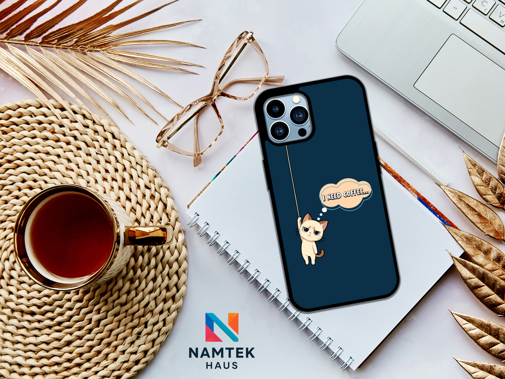 Grumpy Cat "I Need Coffee" Phone Case