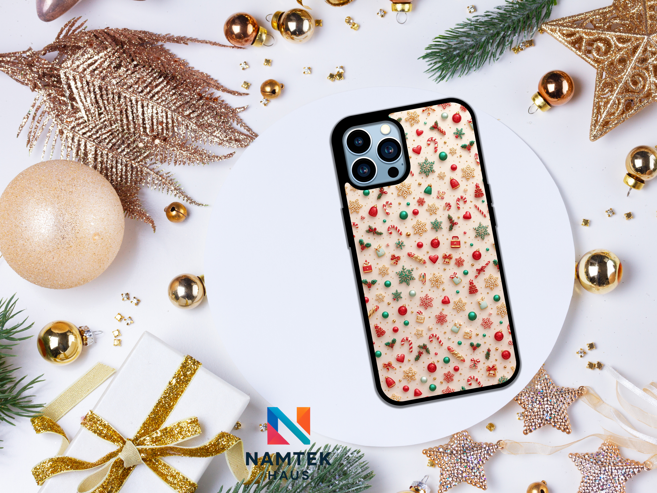 Golden Noel Luxe Christmas Edition Phone Case
