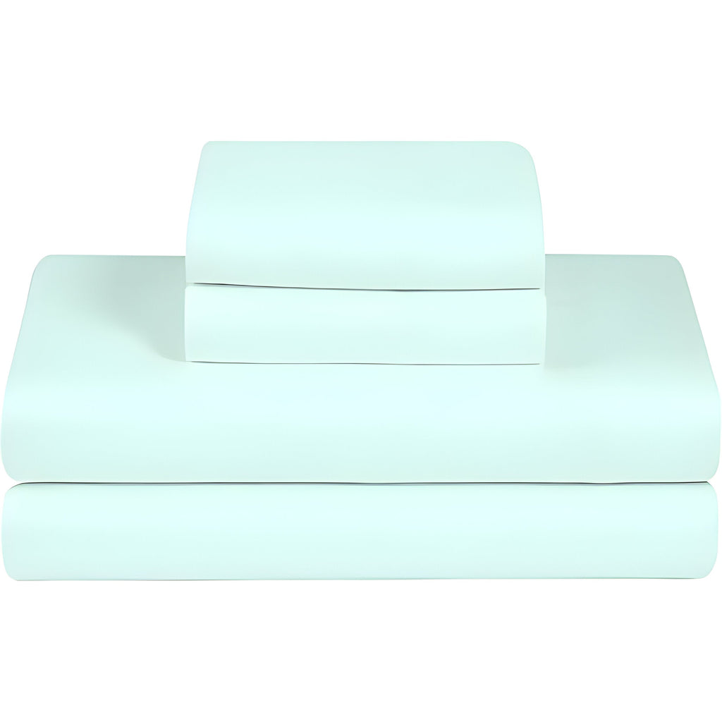 200TC Cotton Percale Solid Duvet Cover Set