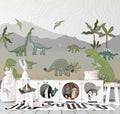 Dinosaur Mountain Wallpaper | Kitchen + Metal