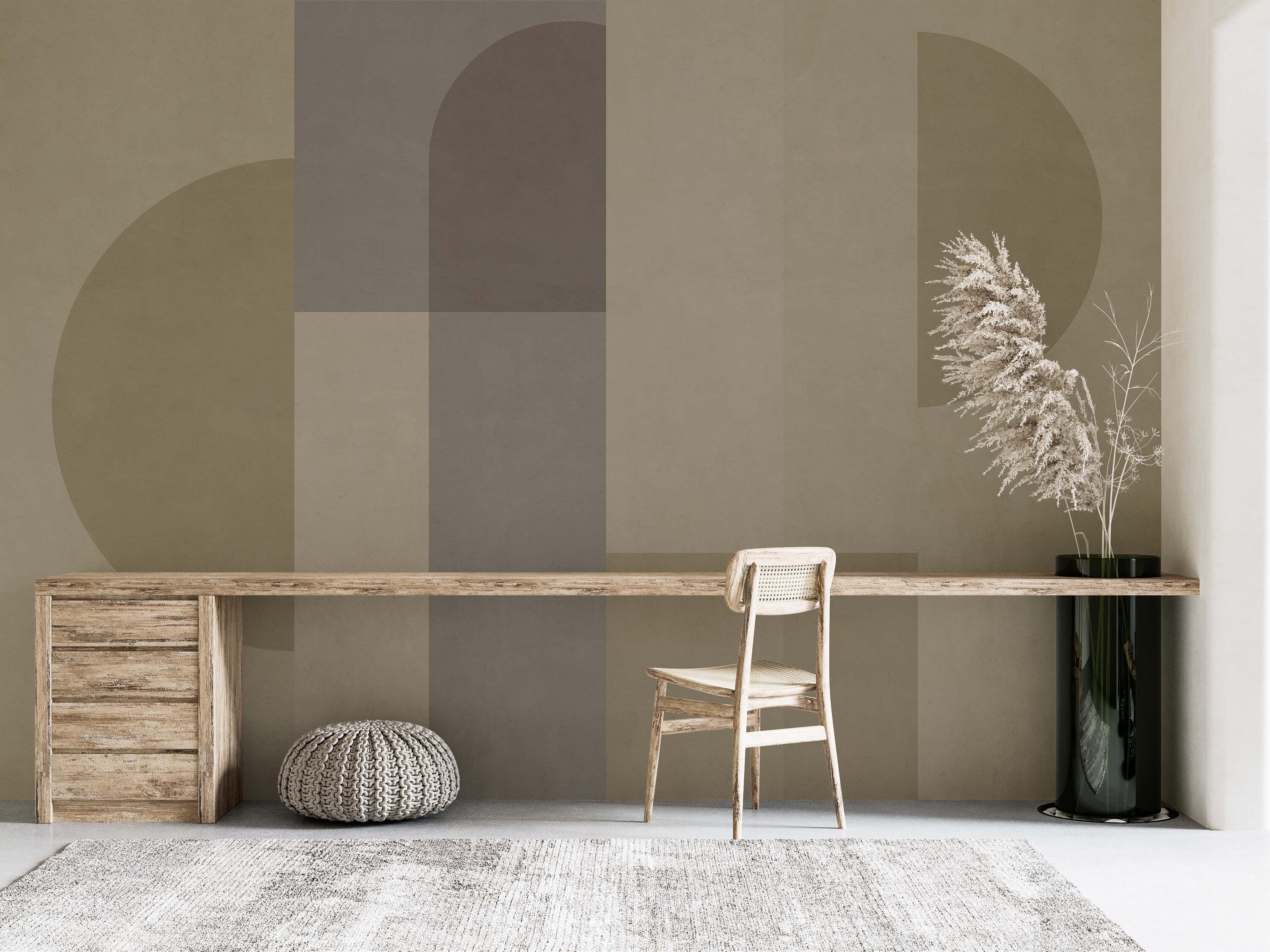 Geometric Wallpaper | Kitchen + Metal