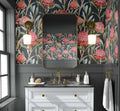 Bright bouquet Wallpaper | Kitchen + Metal