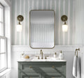 Striped Mint Wallpaper | Kitchen + Metal