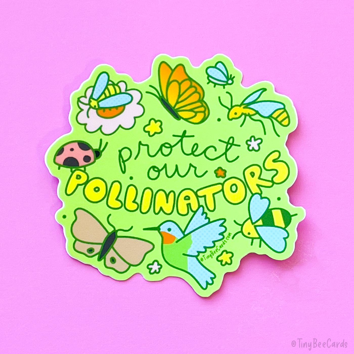 Protect our Pollinators Vinyl Sticker