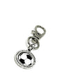 Soccer Ball Cabochon Clip On Charm, Soccer Mom, Soccer Bag Charm, Love My Soccer Player, Wife Gift, Coach, Coach's Wife, Key Chain Charm