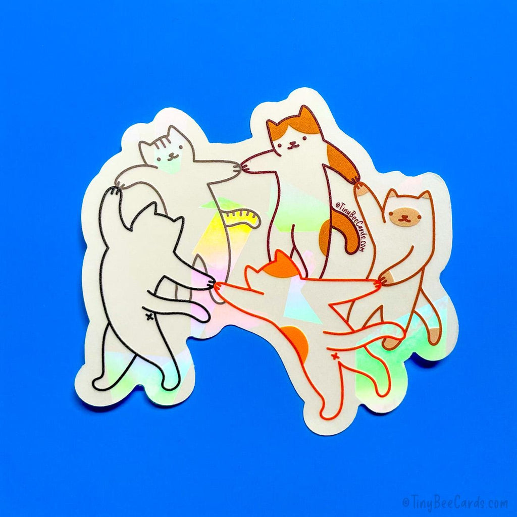 Matisse The Dance Cats Classic Art Suncatcher Decal