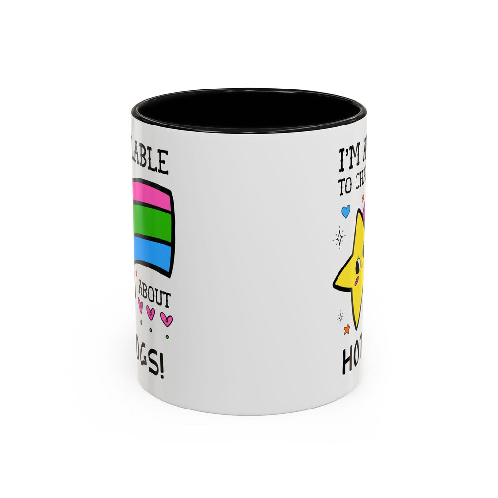 I'm Available to Chat About Hot Dogs Coffee Mug