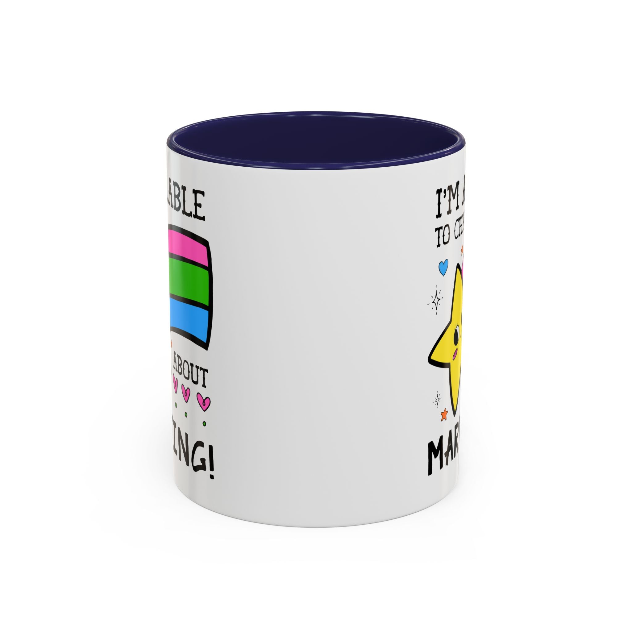 I'm Available to Chat About Marketing Coffee Mug