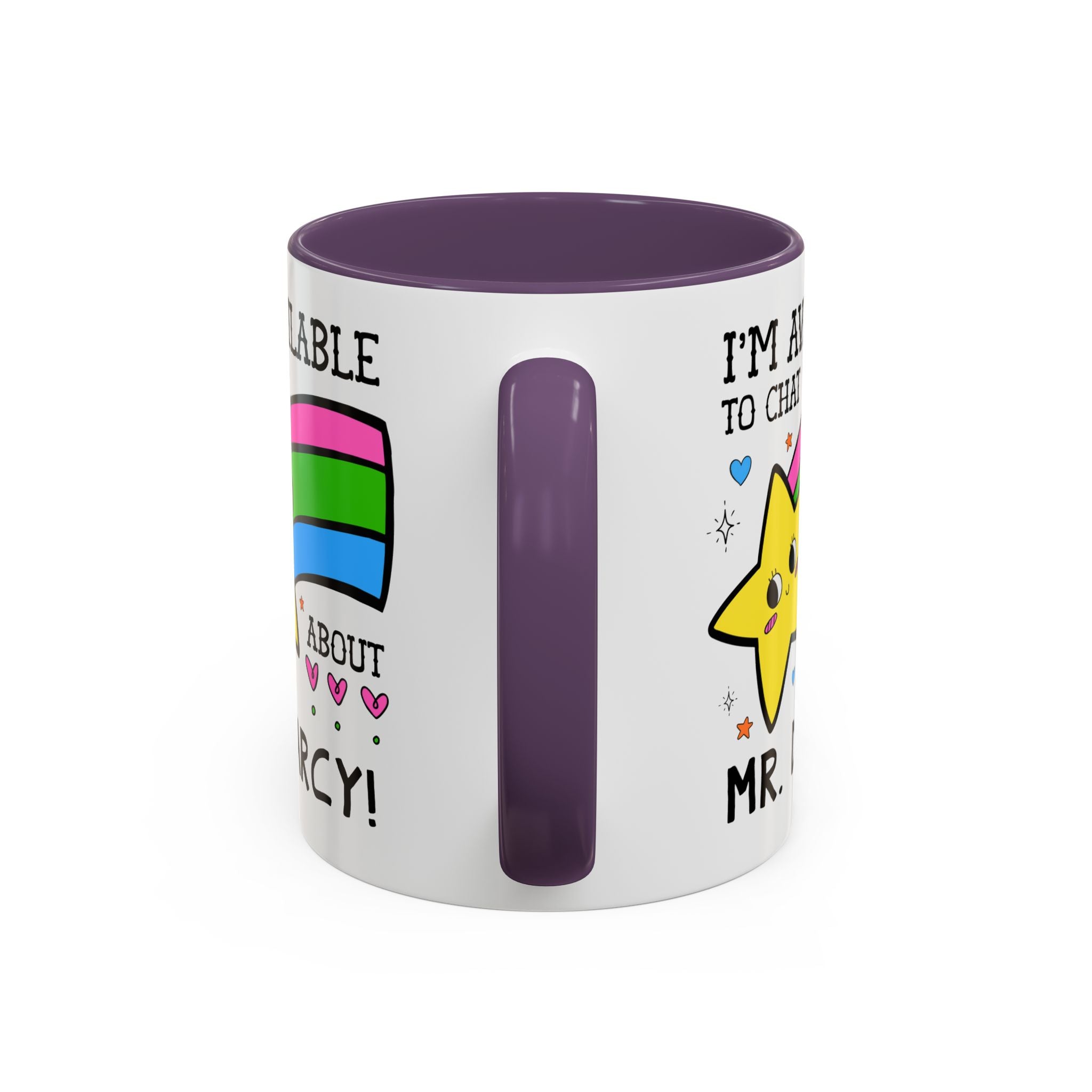 I'm Available to Chat About Mr. Darcy Coffee Mug