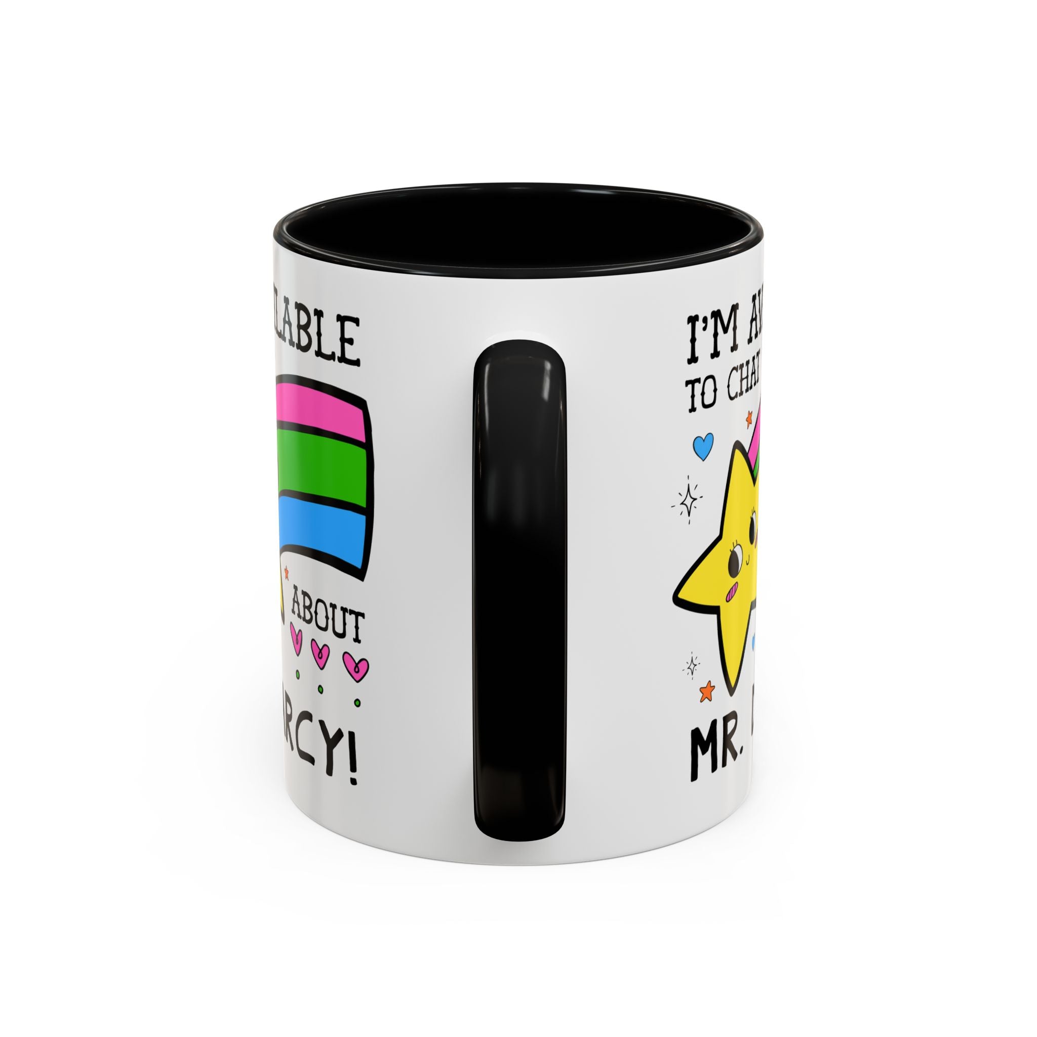 I'm Available to Chat About Mr. Darcy Coffee Mug