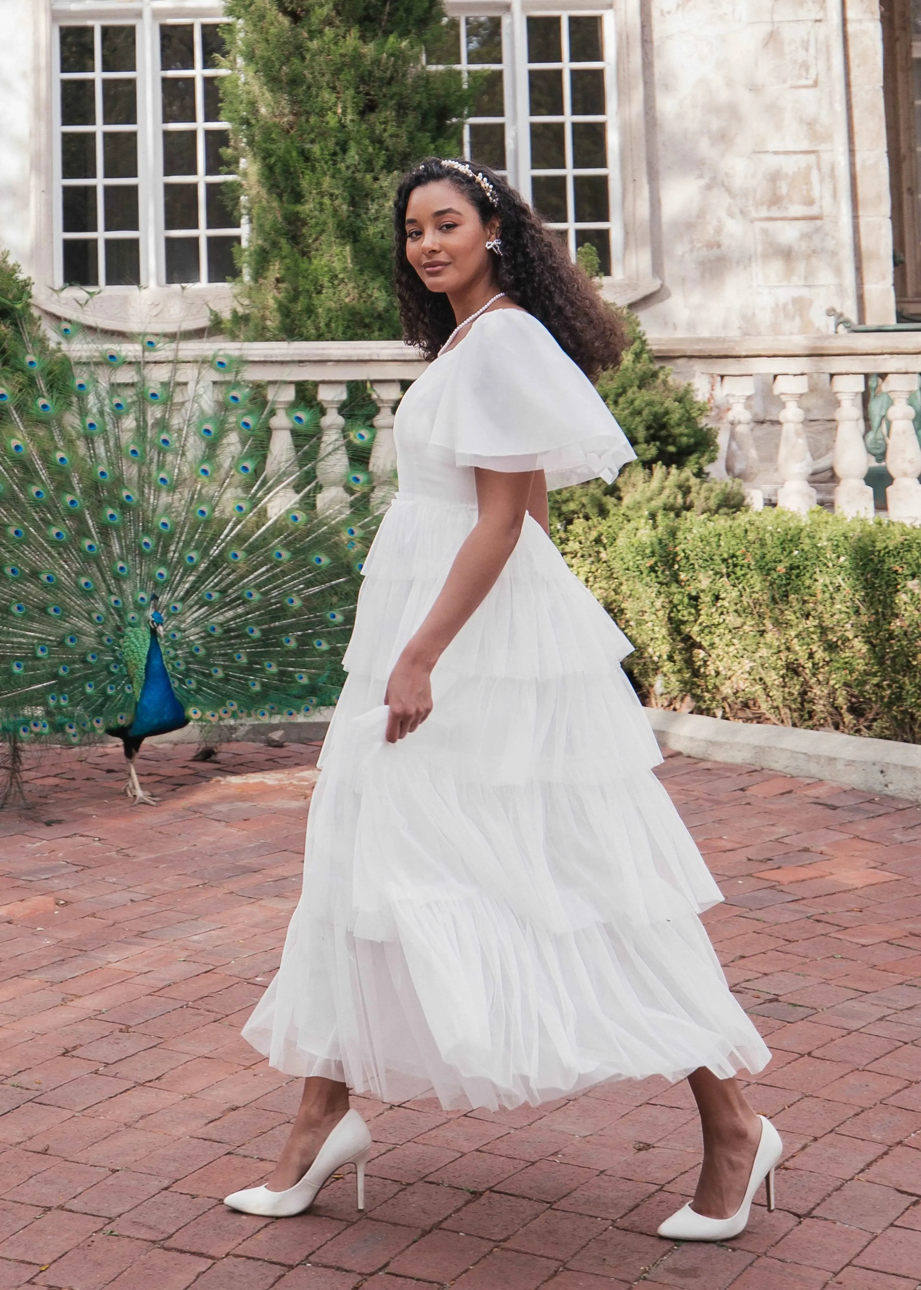 Allegro Dress White