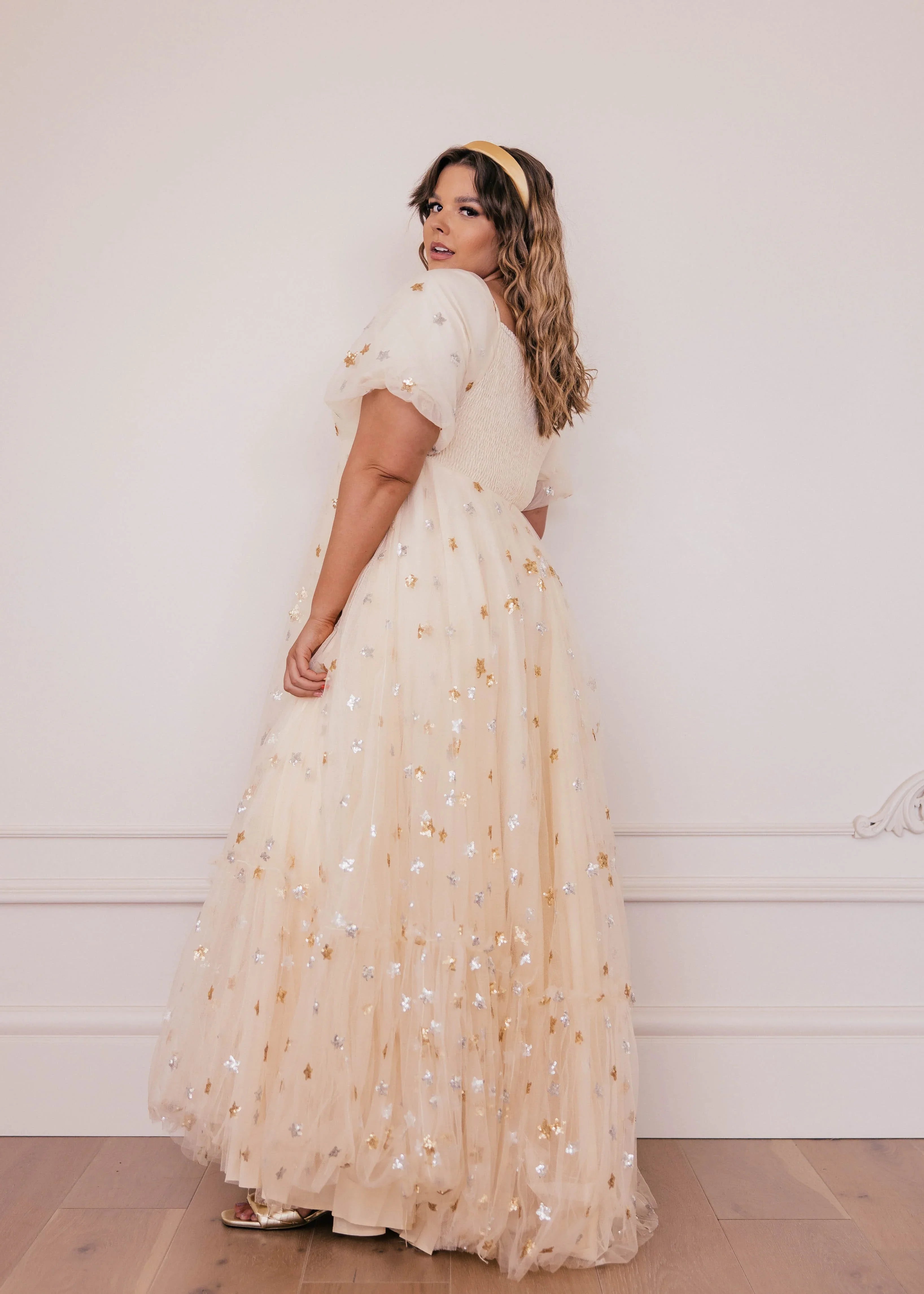 Wendy Dress Cream Star