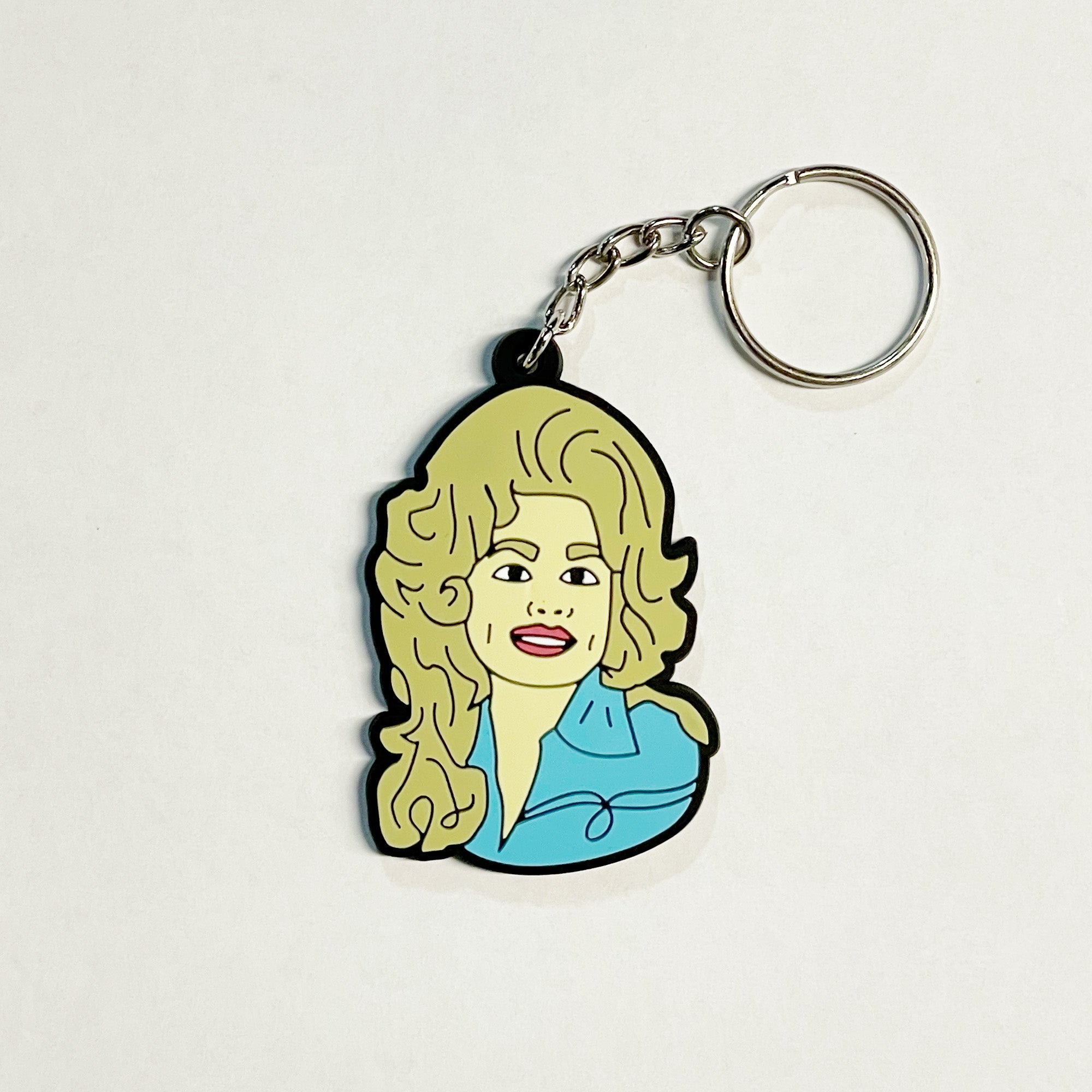 Derpy Dolly Rubber Keychain