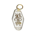 Set Phasers to Stun Clear Keychain