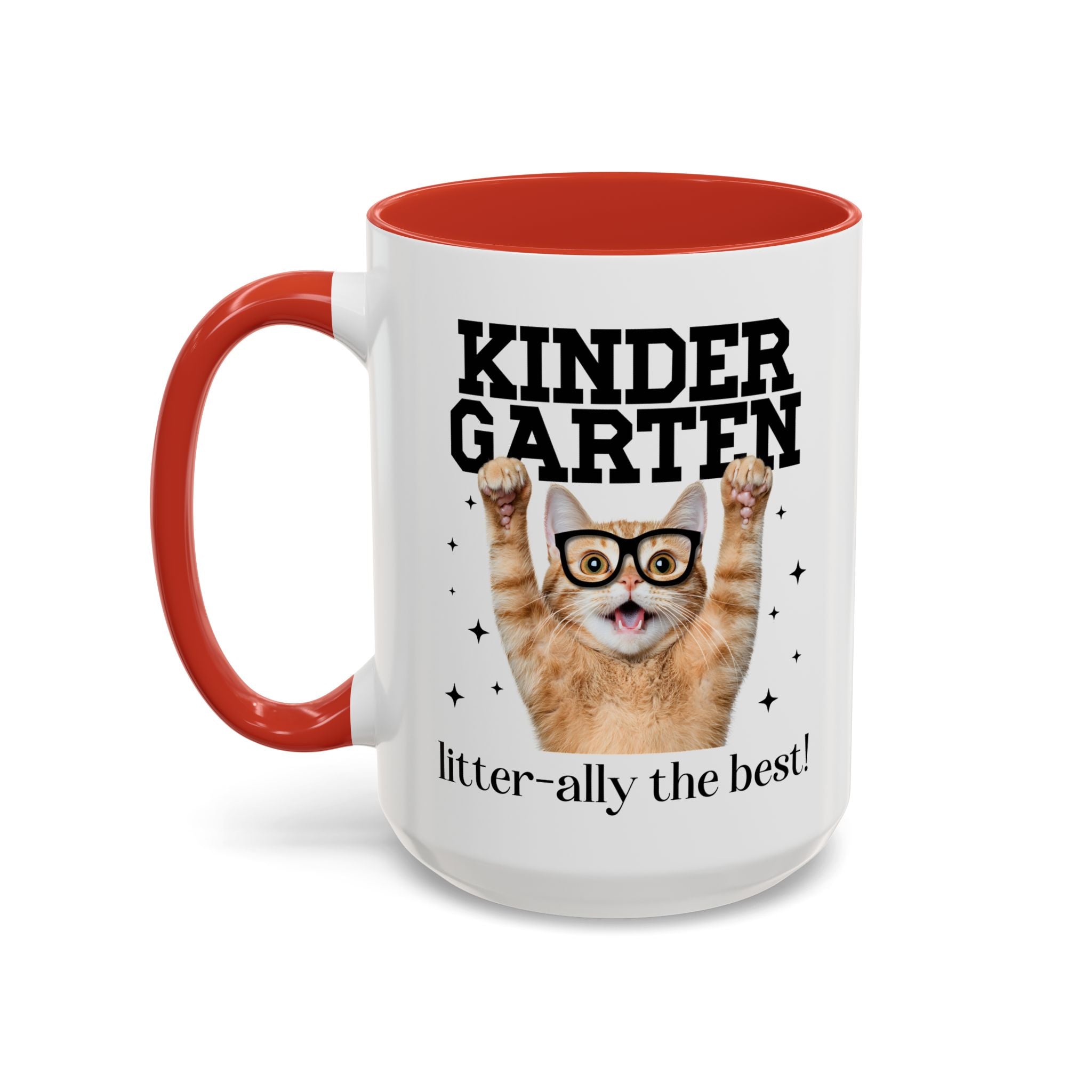 Kindergarten Teacher Cat Lover Coffee Mug