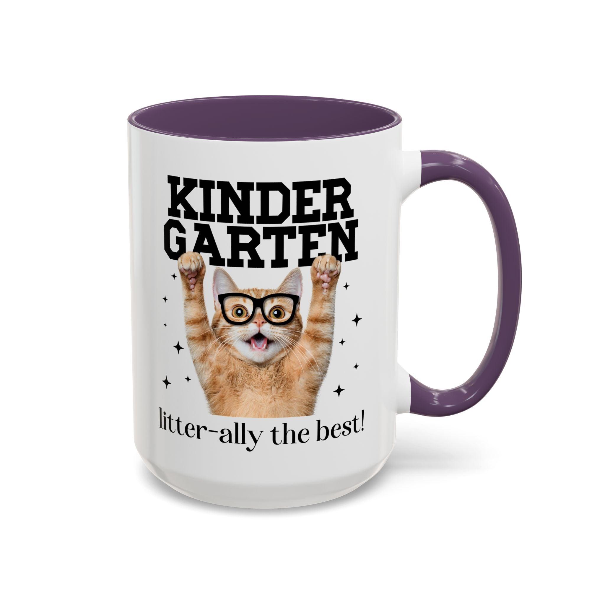 Kindergarten Teacher Cat Lover Coffee Mug