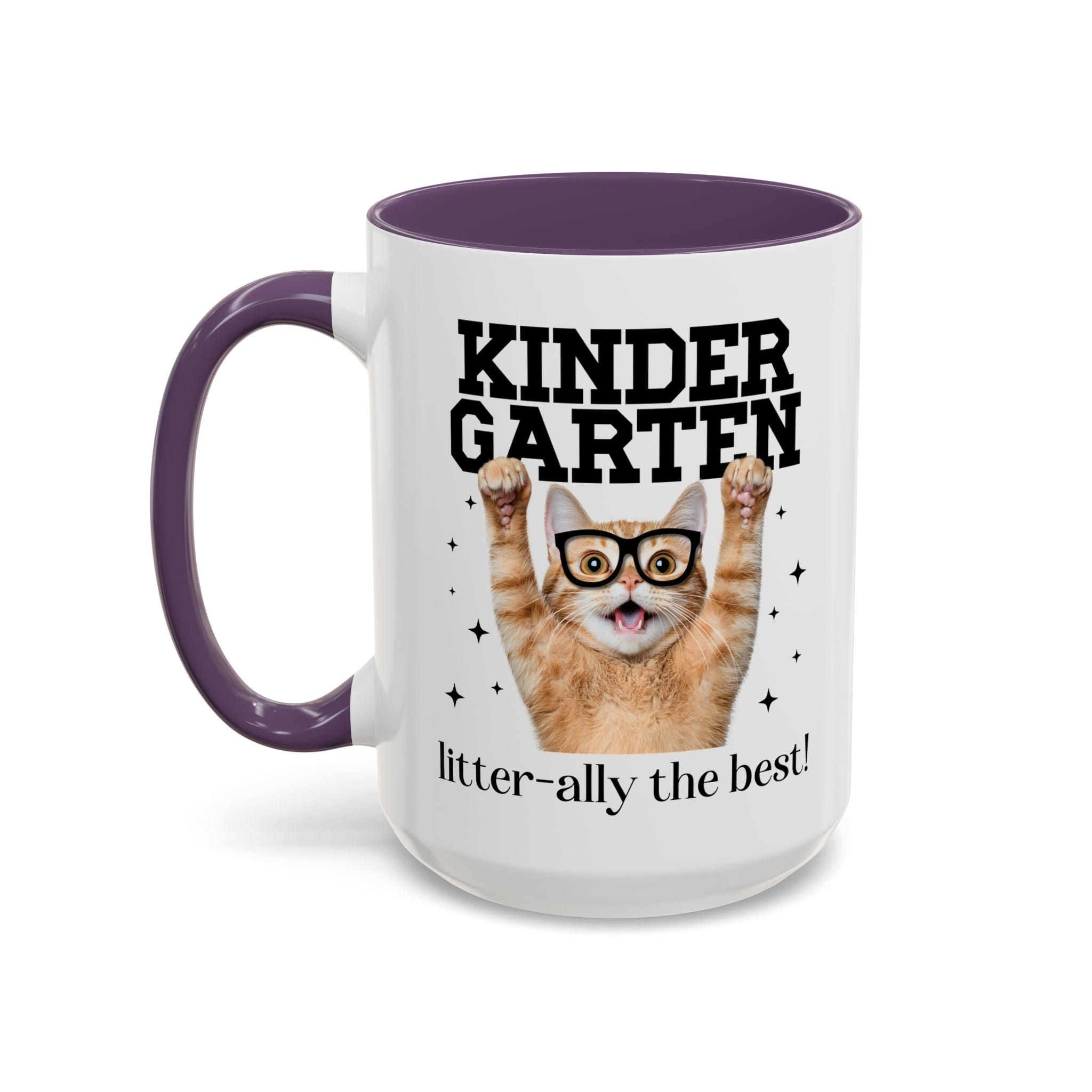 Kindergarten Teacher Cat Lover Coffee Mug