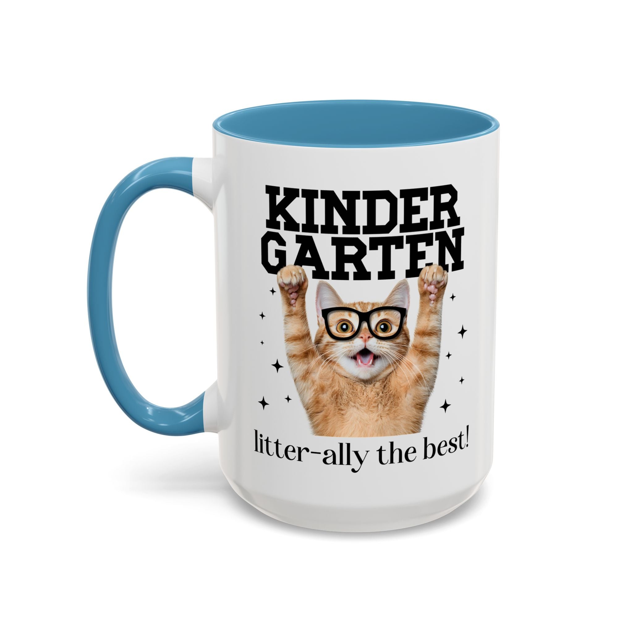 Kindergarten Teacher Cat Lover Coffee Mug