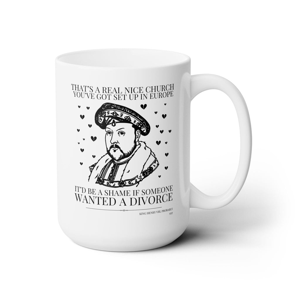 King Henry the 8th Funny History Mug