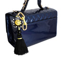 Bag Charm Keychain Jumbo Black Polka Dot Stylish Accessory