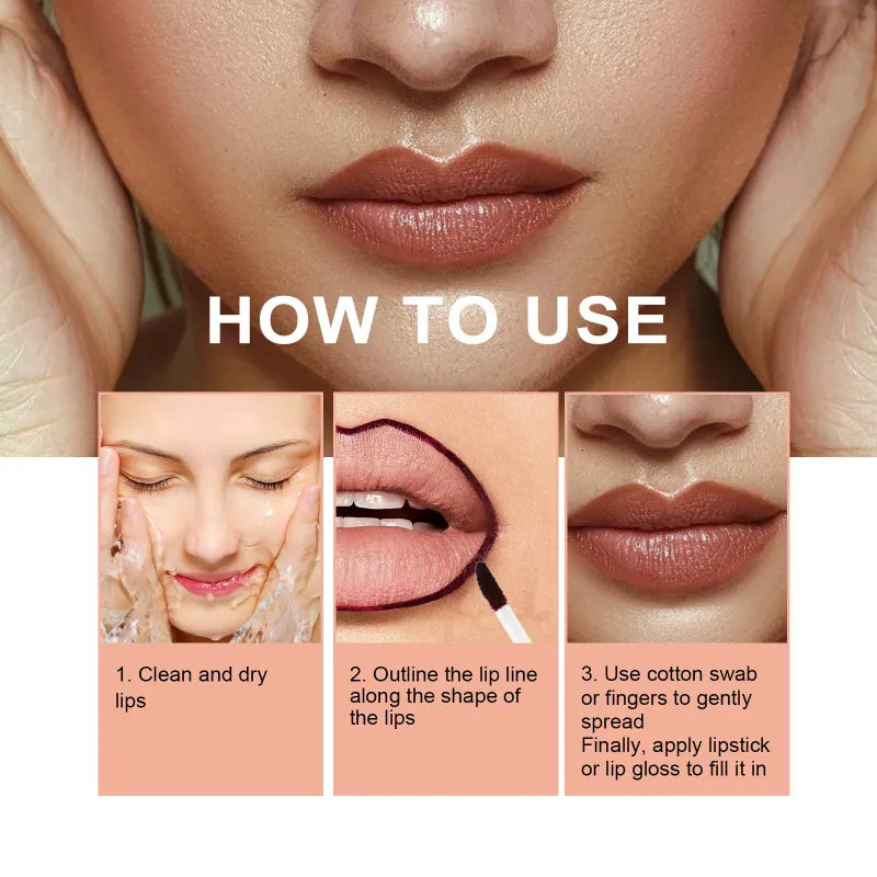 OUHOE Long-Lasting Lip Liner Stain-N