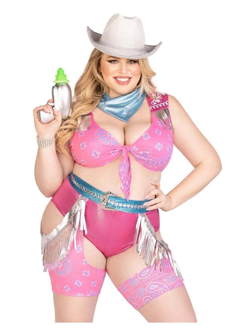 Space Cowgirl Costume With Fringe Set