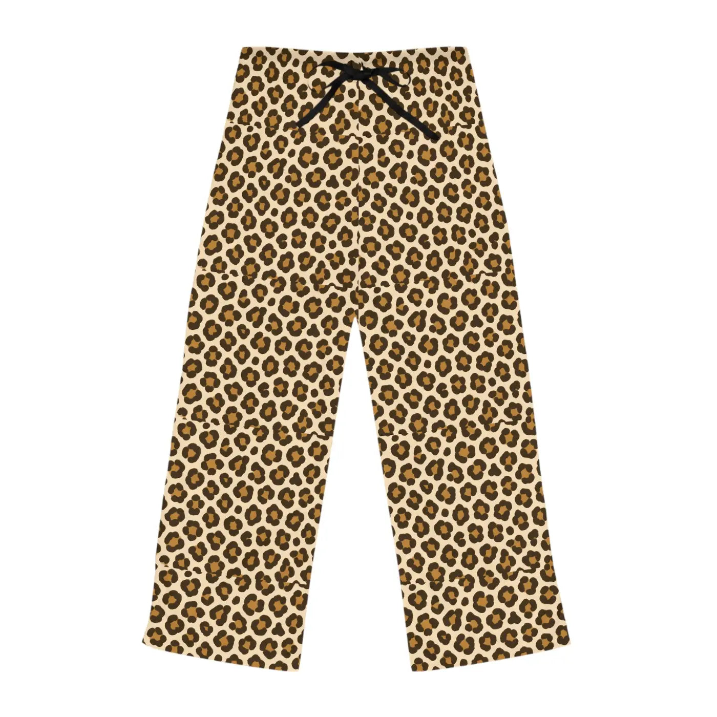Leopard Print Pajama Pants - Cozy Animal Print Pjs - DipaliZ