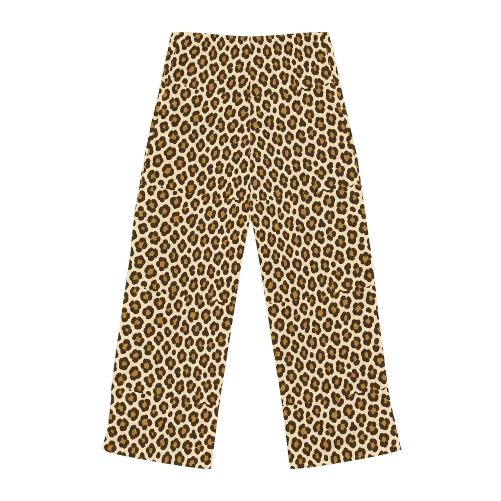 Leopard Print Pajama Pants - Cozy Animal Print Pjs - DipaliZ
