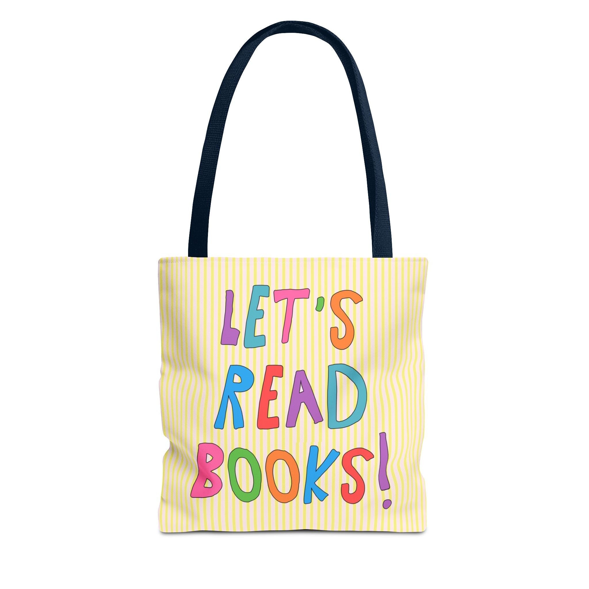 Let's Read Books: Elementary School Librarian or Reading Teacher Tote Bag