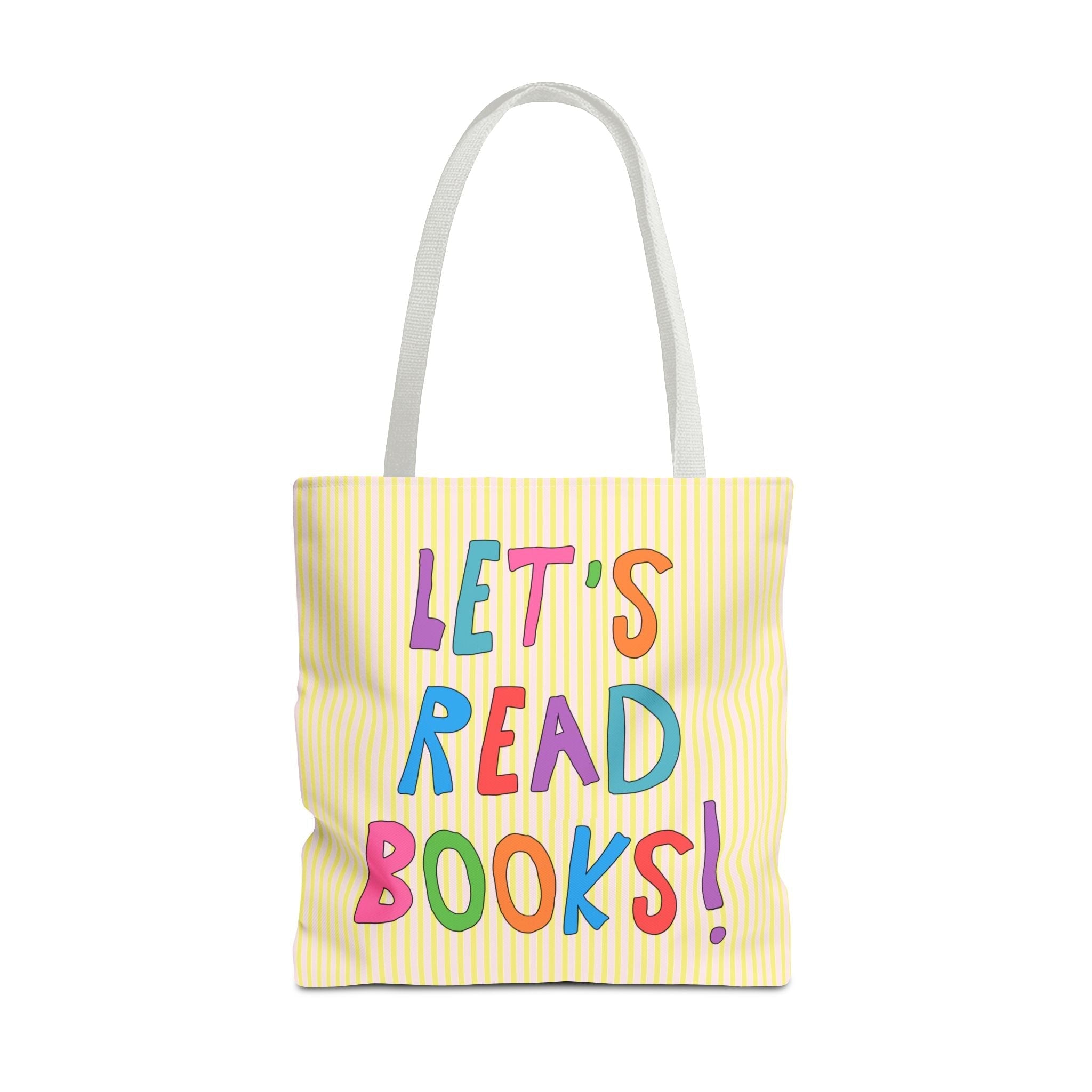 Let's Read Books: Elementary School Librarian or Reading Teacher Tote Bag