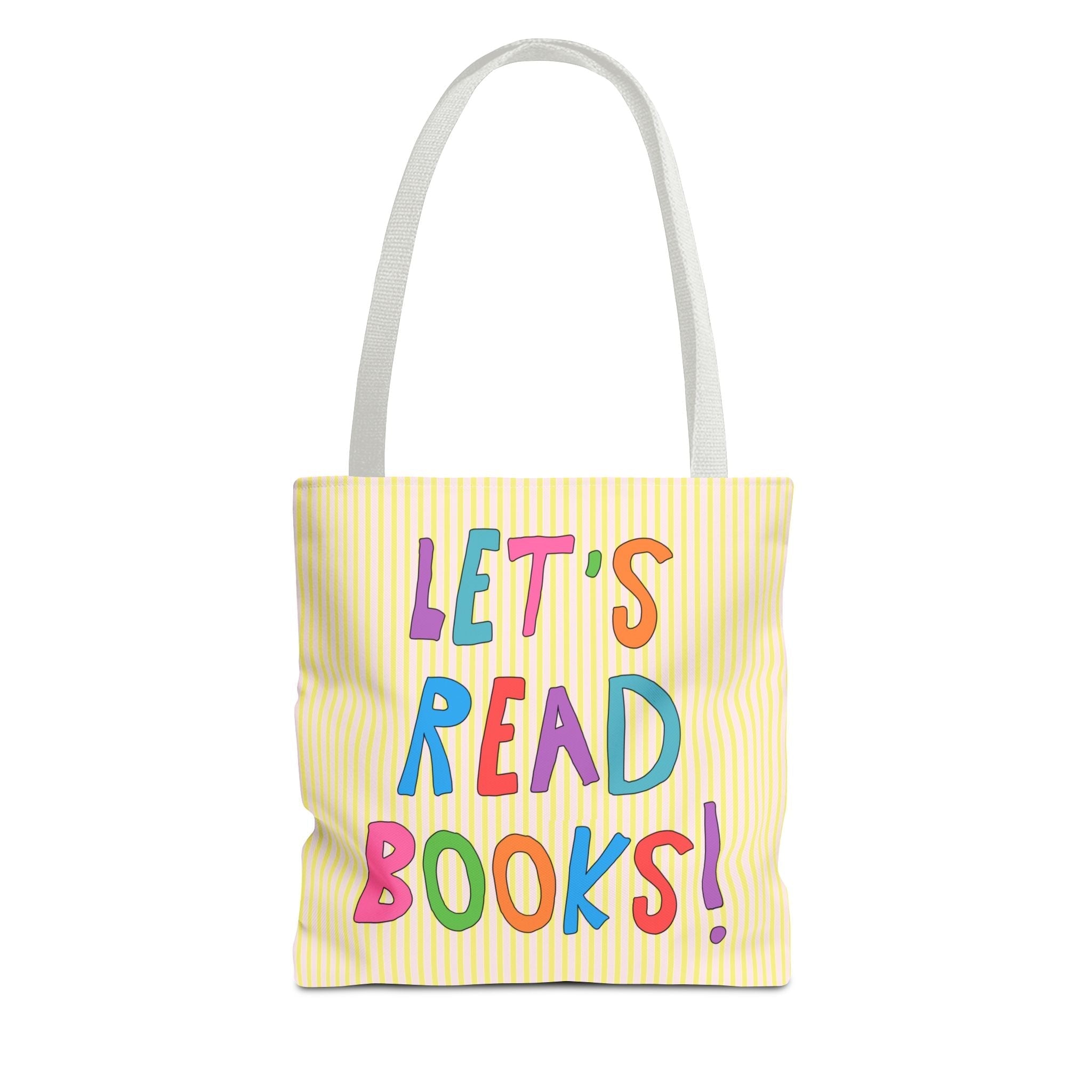 Let's Read Books: Elementary School Librarian or Reading Teacher Tote Bag