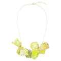 Lime Jasper Slab Necklace