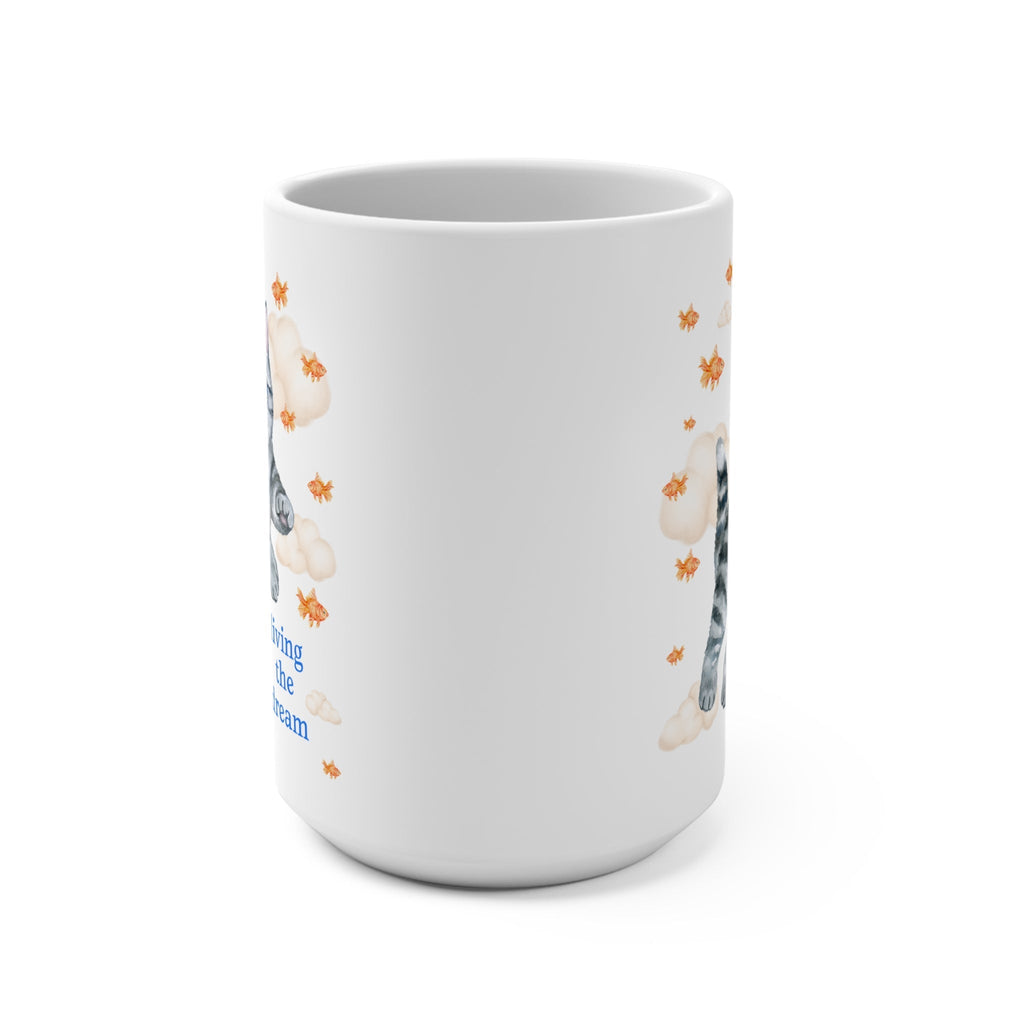 Living the Dream Cat Mug
