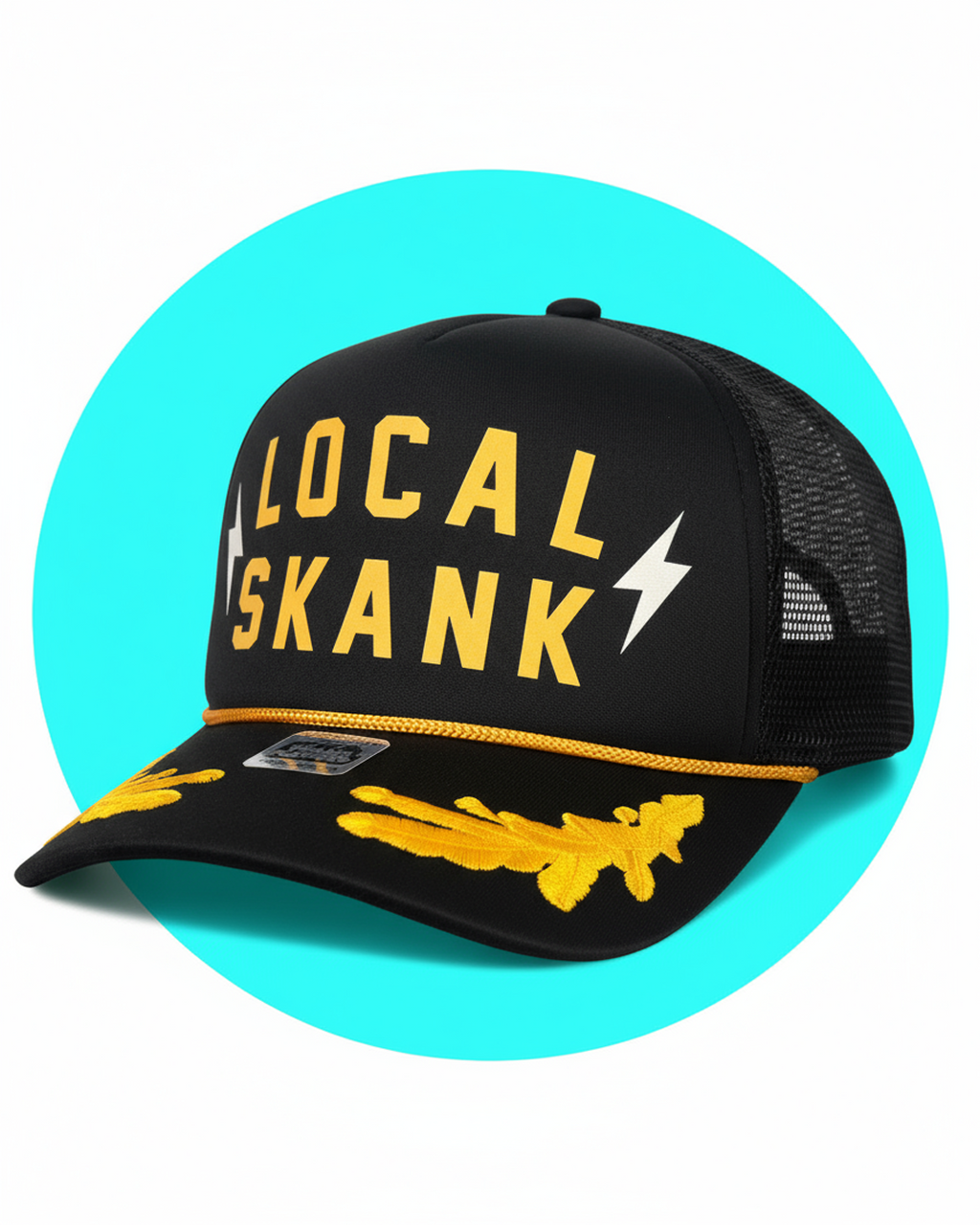 Local Skank Captain Trucker hat