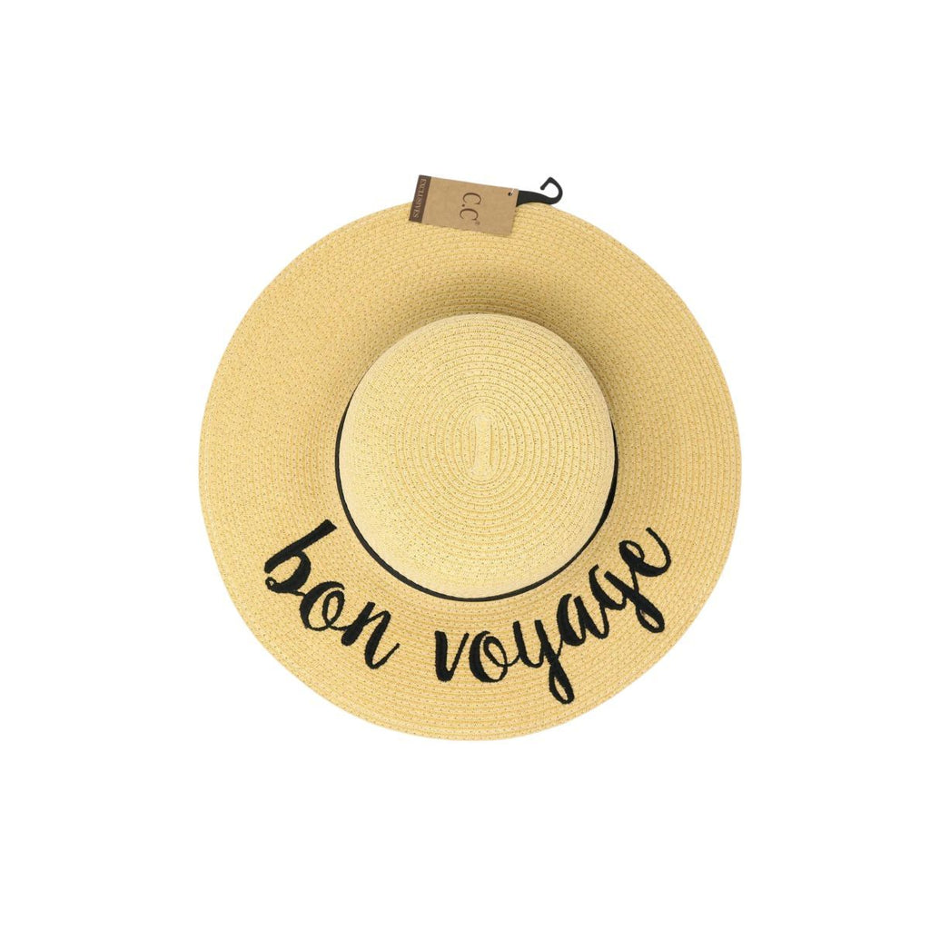 Floppy Hat Beige Stylish Casual Bon Voyage Accessory