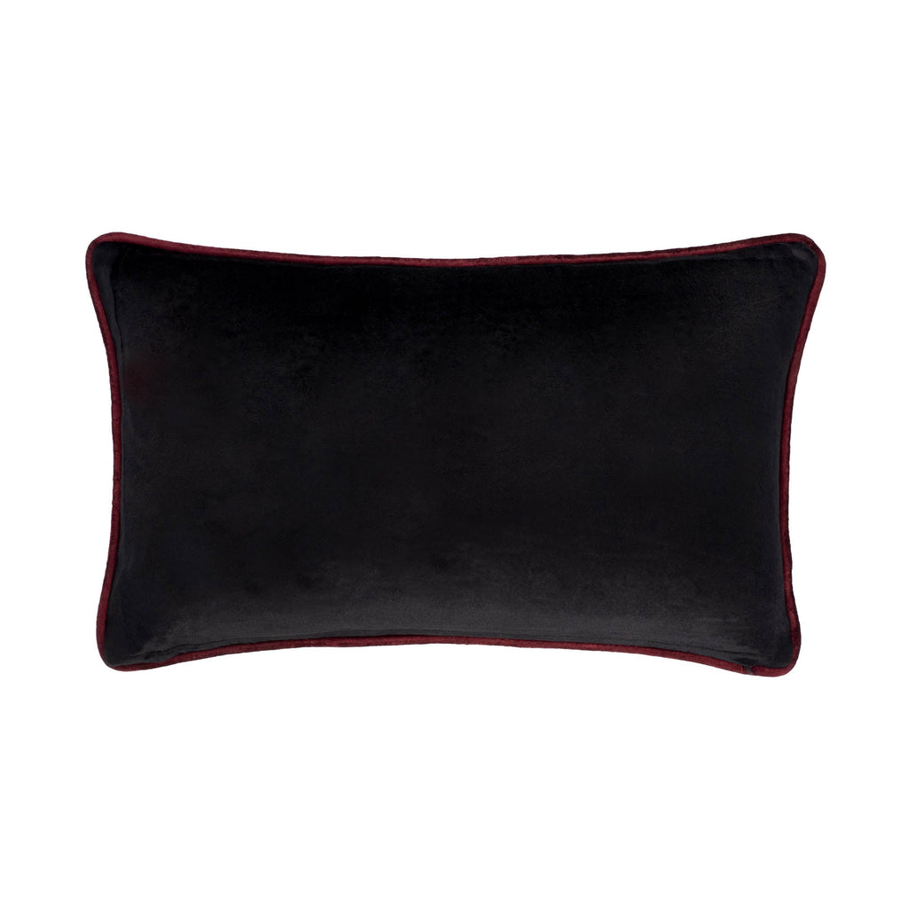 Love Bee Silk Velvet Throw Pillow, 12" X 20"