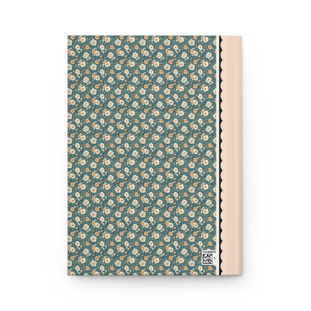 Love You Lined Journal: Peach and Green