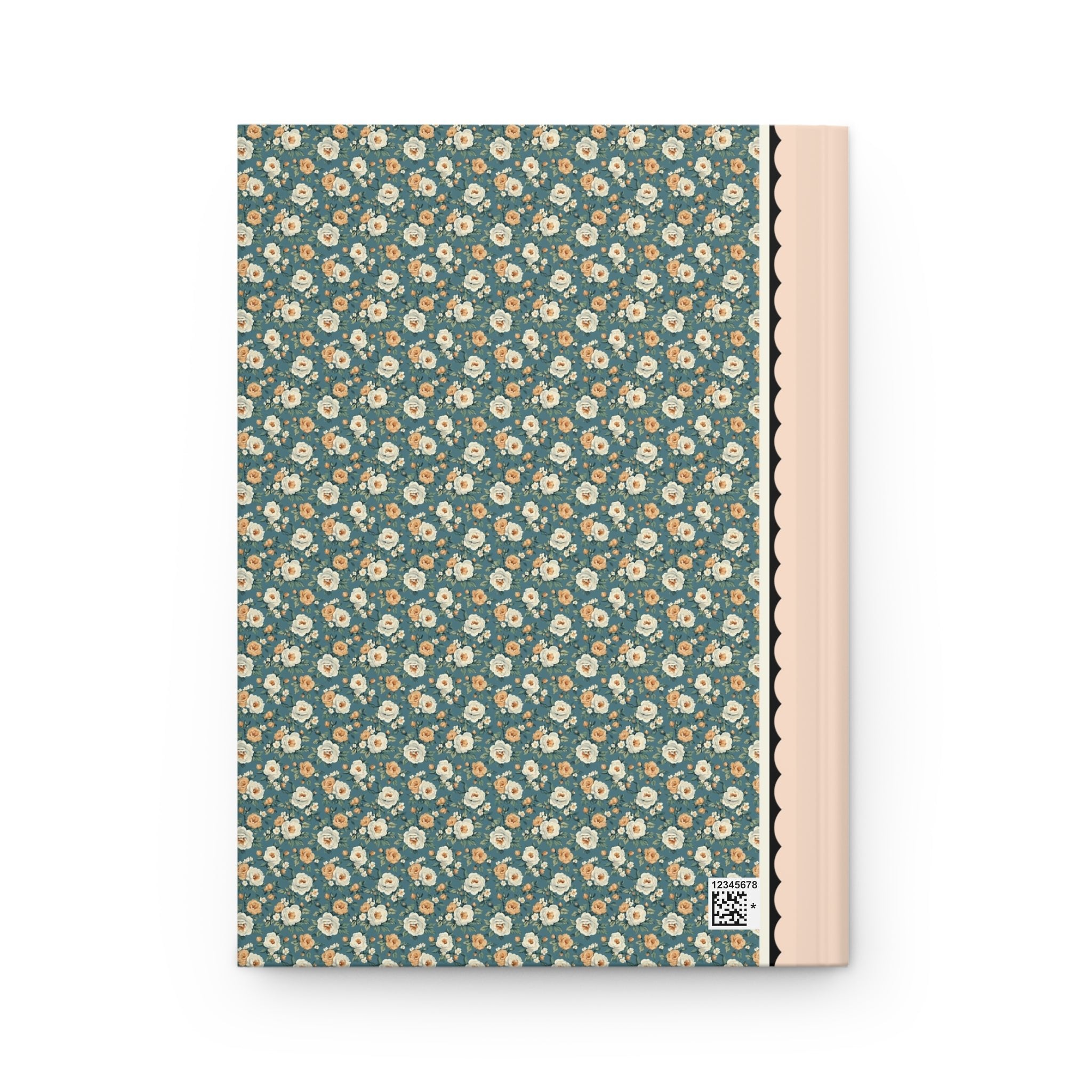 Love You Lined Journal: Peach and Green