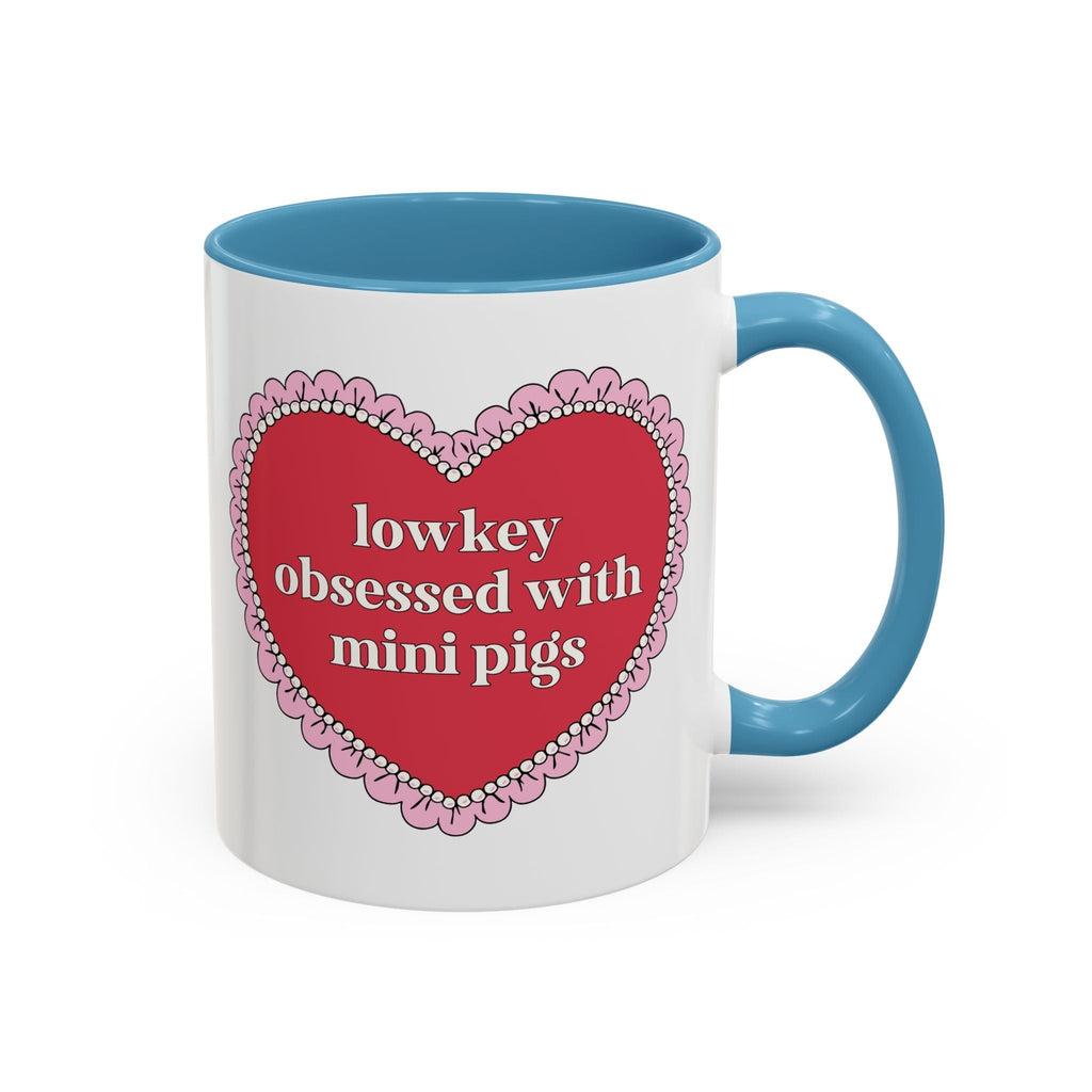Lowkey Obsessed with Mini Pigs Coffee Mug