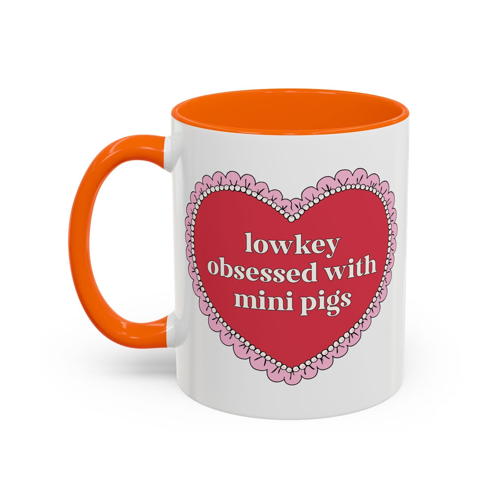 Lowkey Obsessed with Mini Pigs Coffee Mug