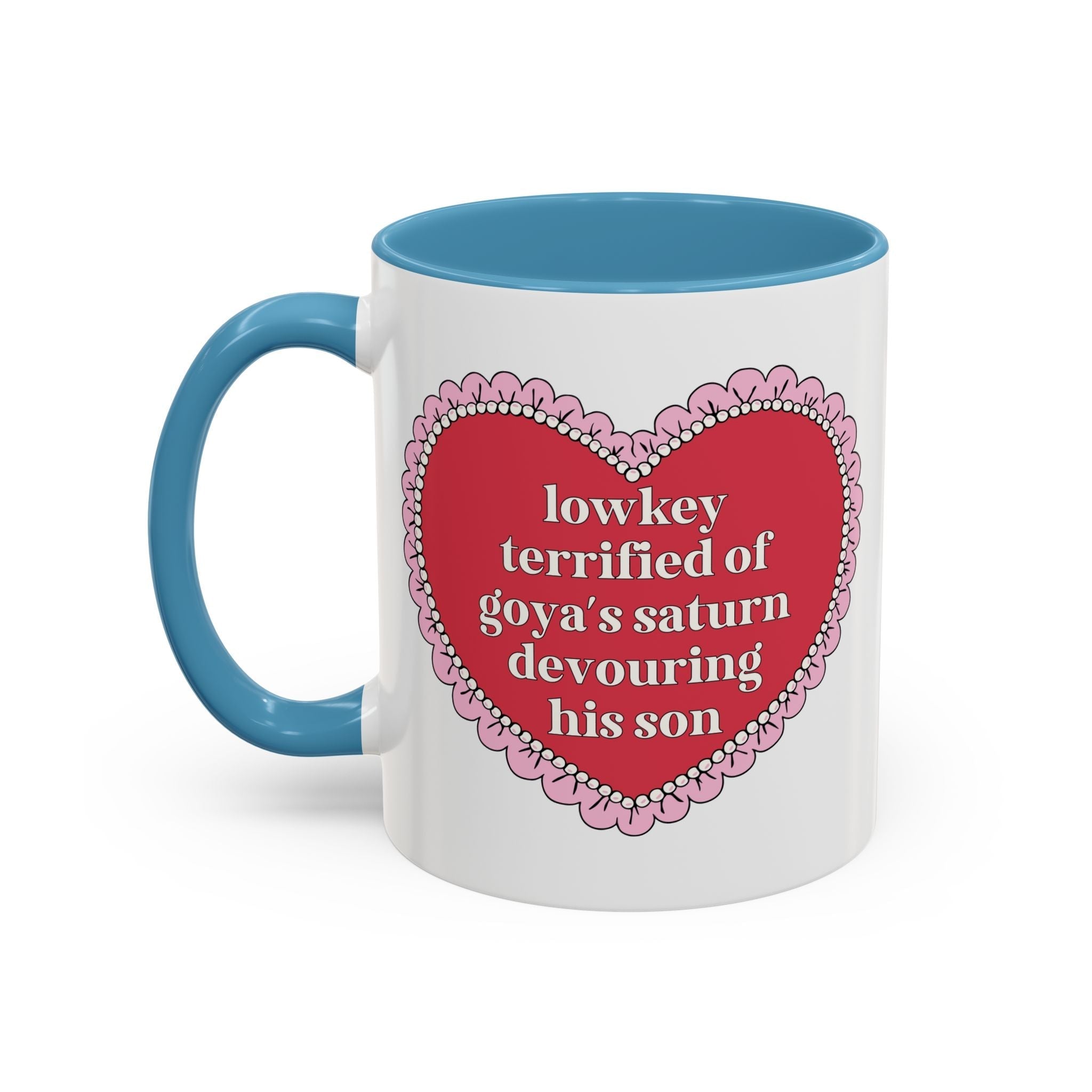 Lowkey Terrified of Goya's Saturn Devouring His Son Coffee Mug