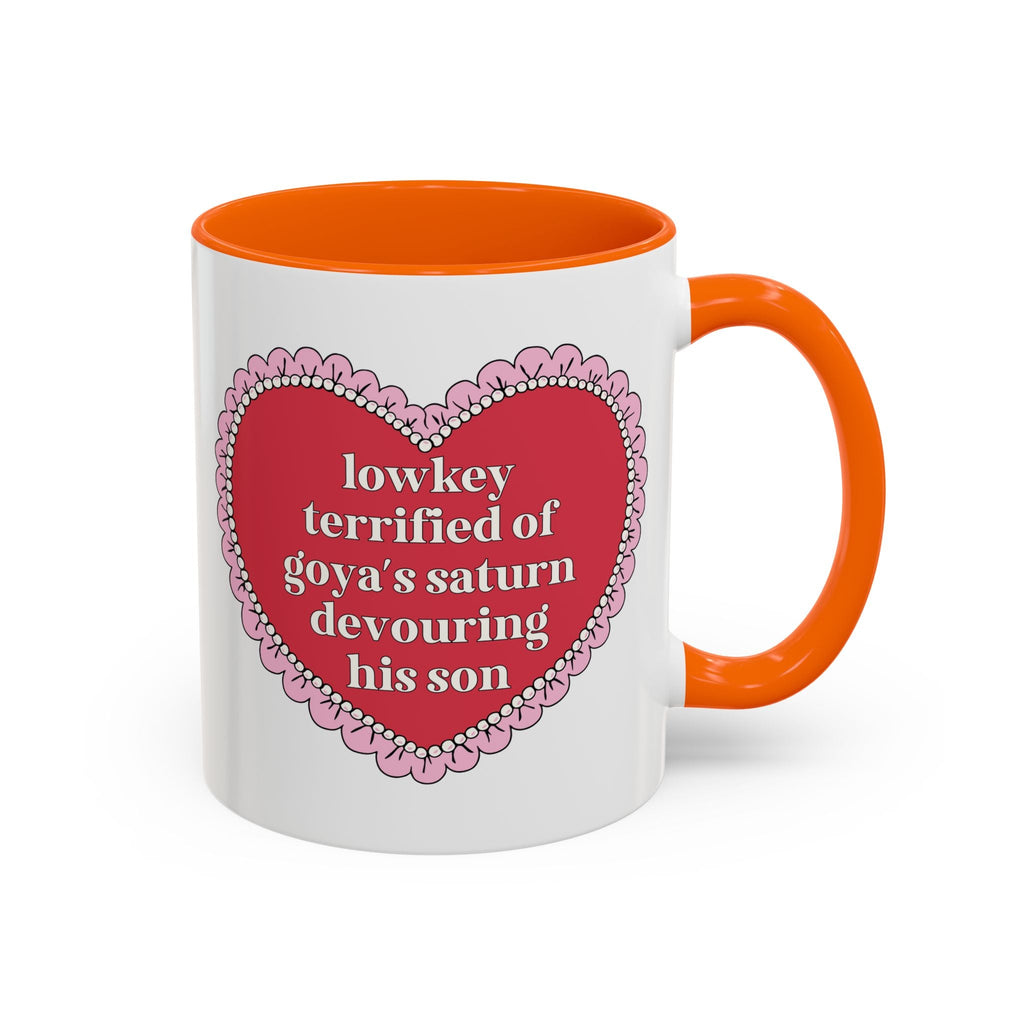 Lowkey Terrified of Goya's Saturn Devouring His Son Coffee Mug
