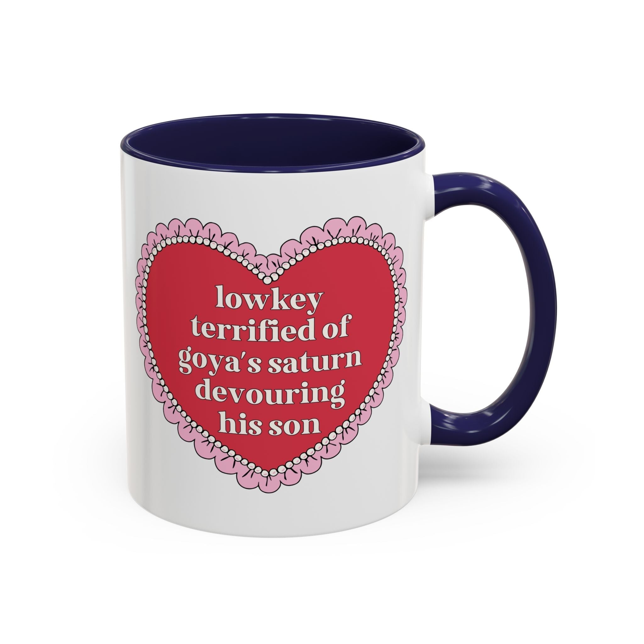 Lowkey Terrified of Goya's Saturn Devouring His Son Coffee Mug