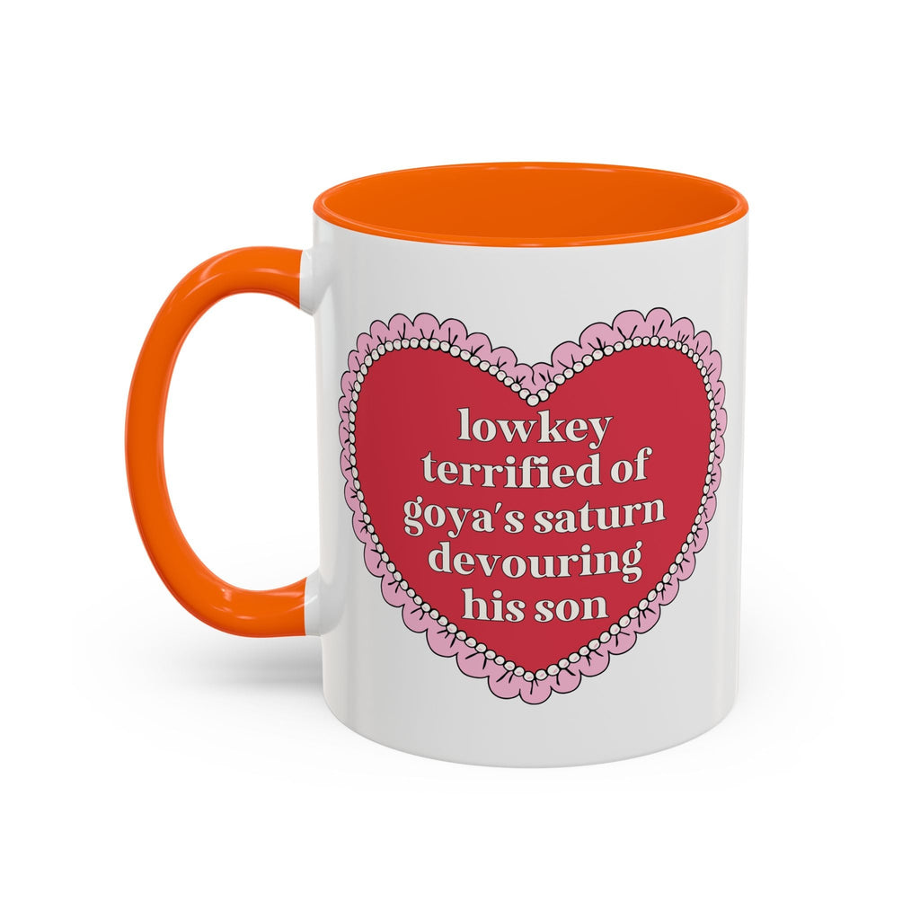 Lowkey Terrified of Goya's Saturn Devouring His Son Coffee Mug
